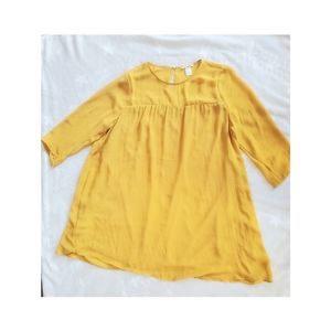 H&M mustard dress
